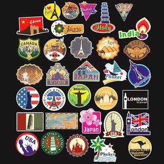 Gameloot 100x Aufkleber, Reiseziele  