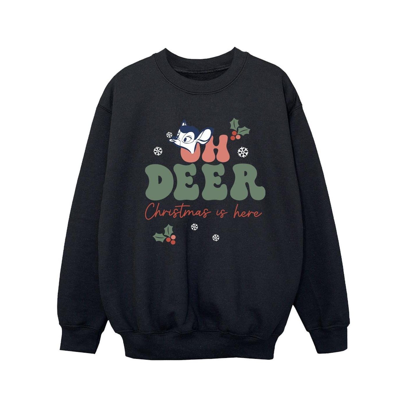 Image of Bambi Oh Deer Sweatshirt Unisex Schwarz 116