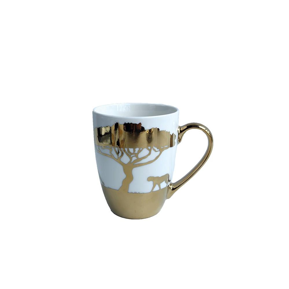 Aulica MUGS SAVANE DORE - LOT DE 4  