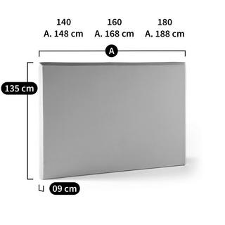 AM.PM Tête de lit à housser hêtre massif H135 cm  