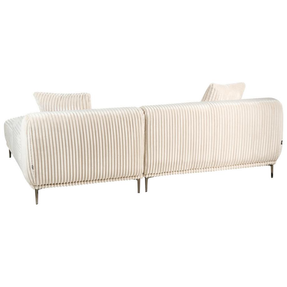 Beliani Ecksofa aus Cord  STENUM  