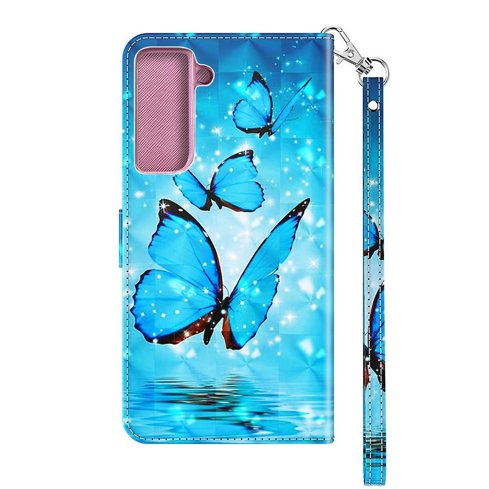 Cover-Discount  Galaxy S21 FE - Etui Glitzer Effekt 