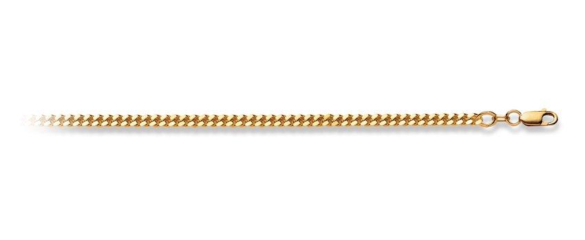 Image of Armband Panzer Gelbgold 750, 3.5mm, 19cm Damen Gelbgold 19cm