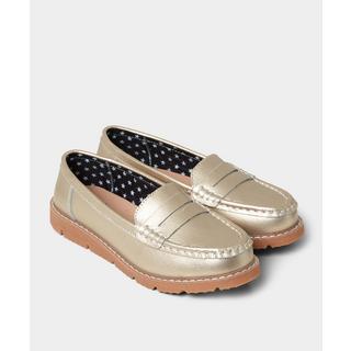 Joe Browns  Metallische Leder Loafers 