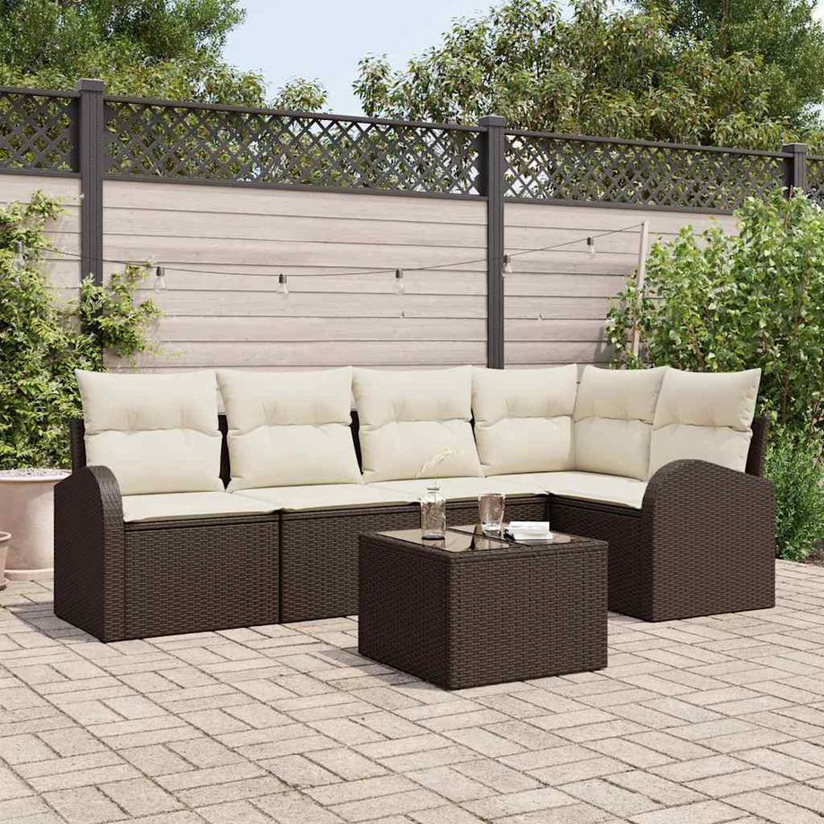 VidaXL Divano da giardino Polyrattan  
