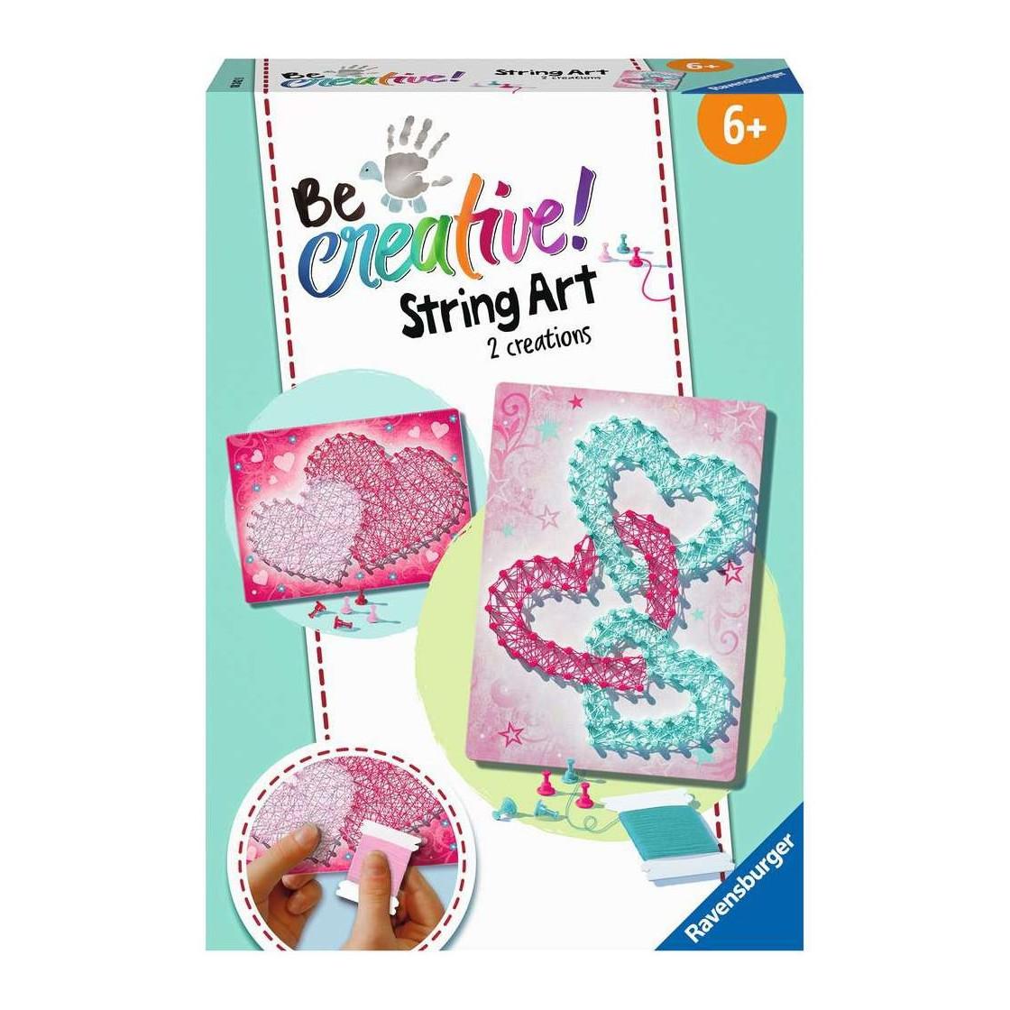 Image of Be Creative String Art Herzen Unisex ONE SIZE