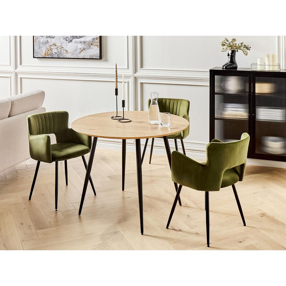 Beliani Esstisch aus MDF-Platte  BJORKA  