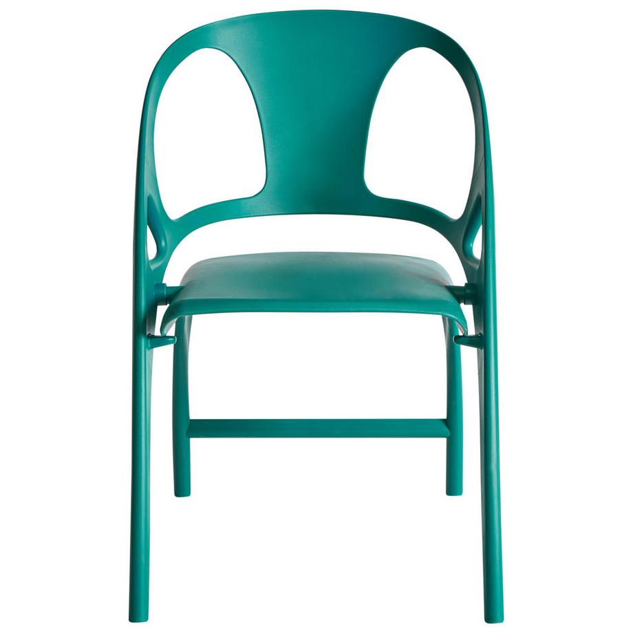 Beliani Gartenstuhl 4er Set aus Polypropylen  NEMI  