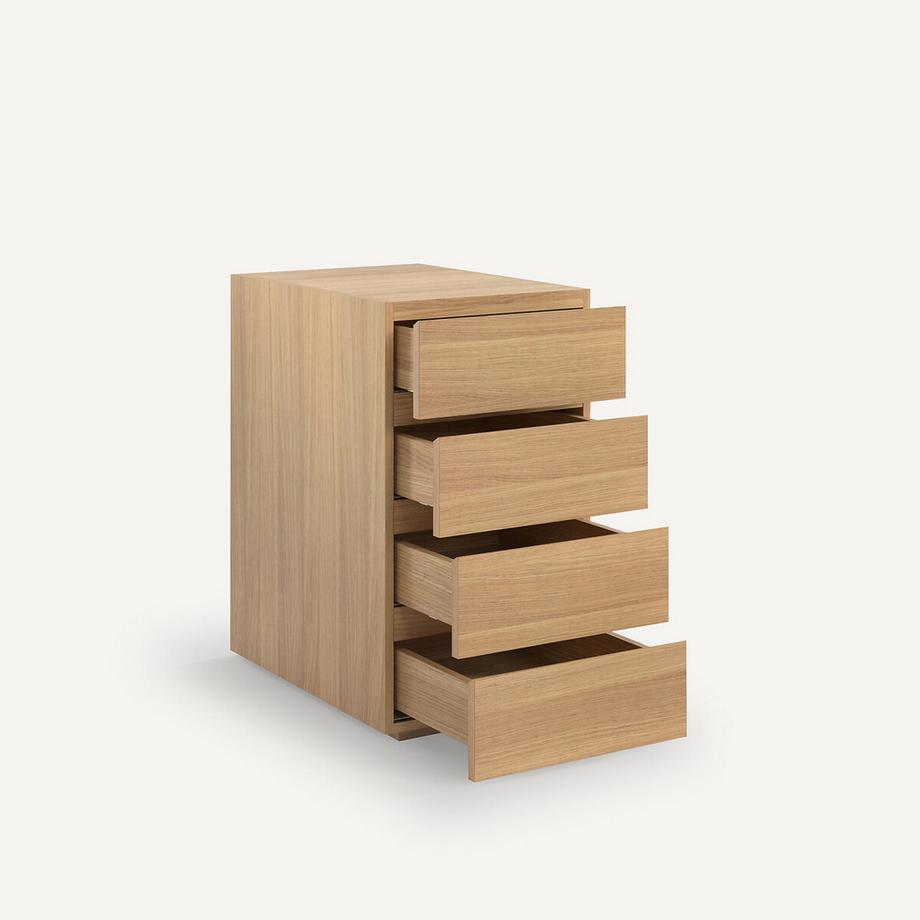 AM.PM Caisson 4 tiroirs plaqué chêne  