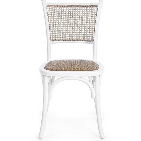 Image of Holzstuhl Carrel Weiss Holzstuhl Carrel Weiss