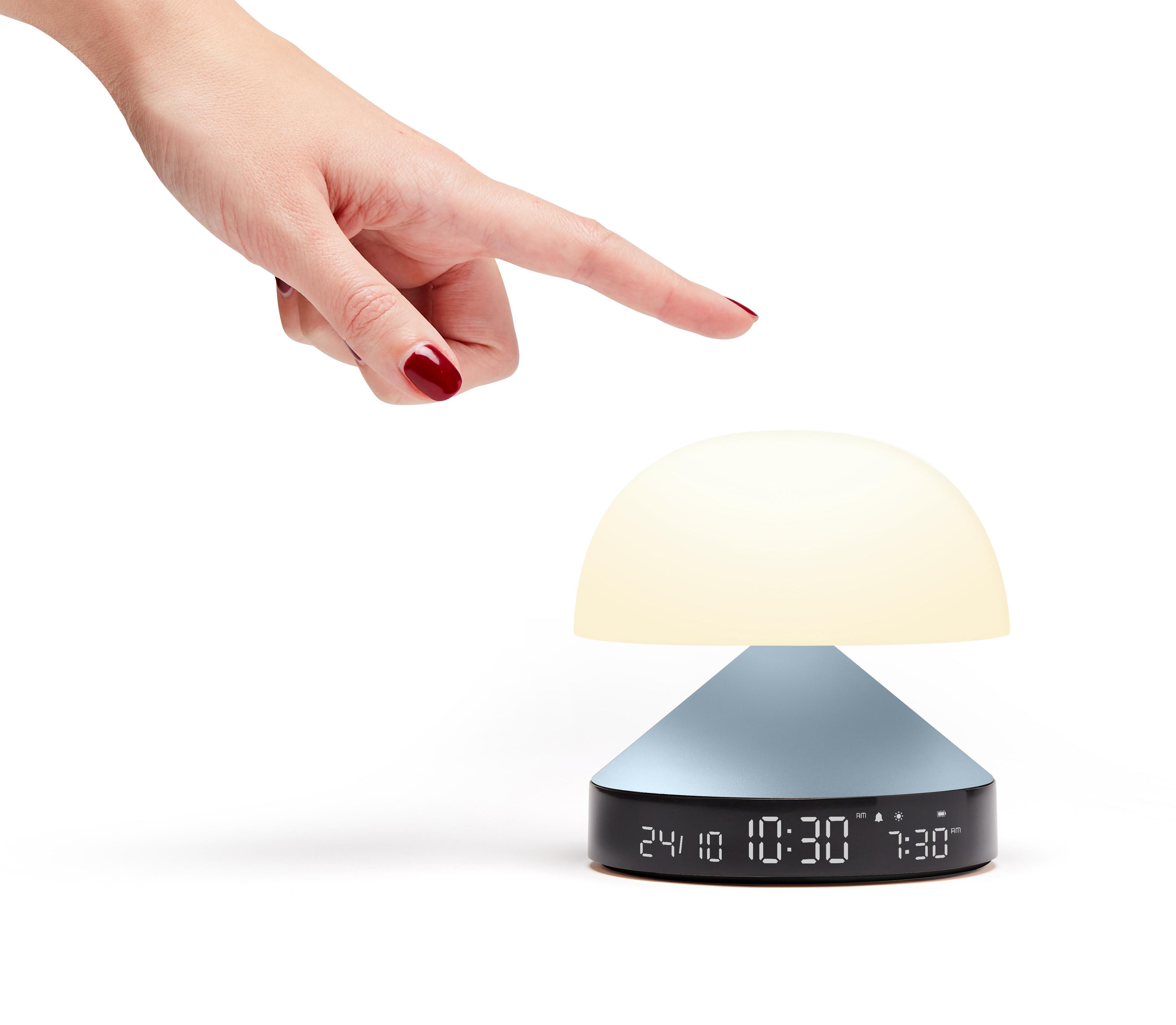 LEXON Lexon Mina Sunrise - Wecker mit Sonnenaufgangssimulation Hellblau  