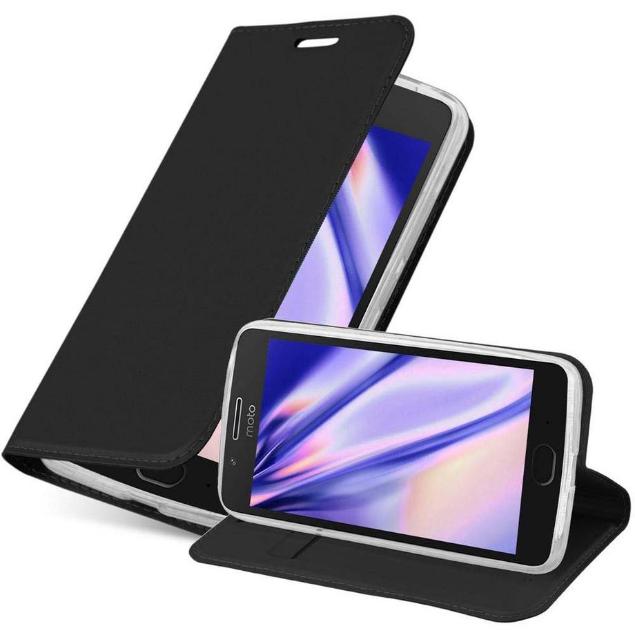 Cadorabo  Housse compatible avec Motorola MOTO G5 - Coque de protection avec fermeture magnétique, fonction de support et compartiment pour carte 