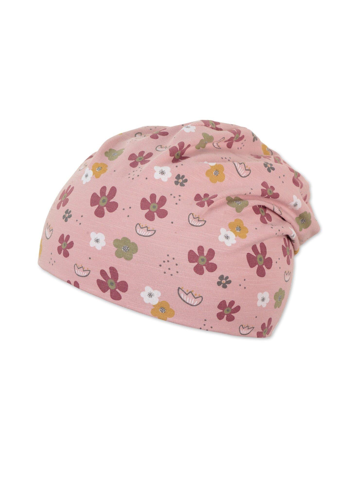 Sterntaler  Mädchen Slouch-Beanie Blumen 