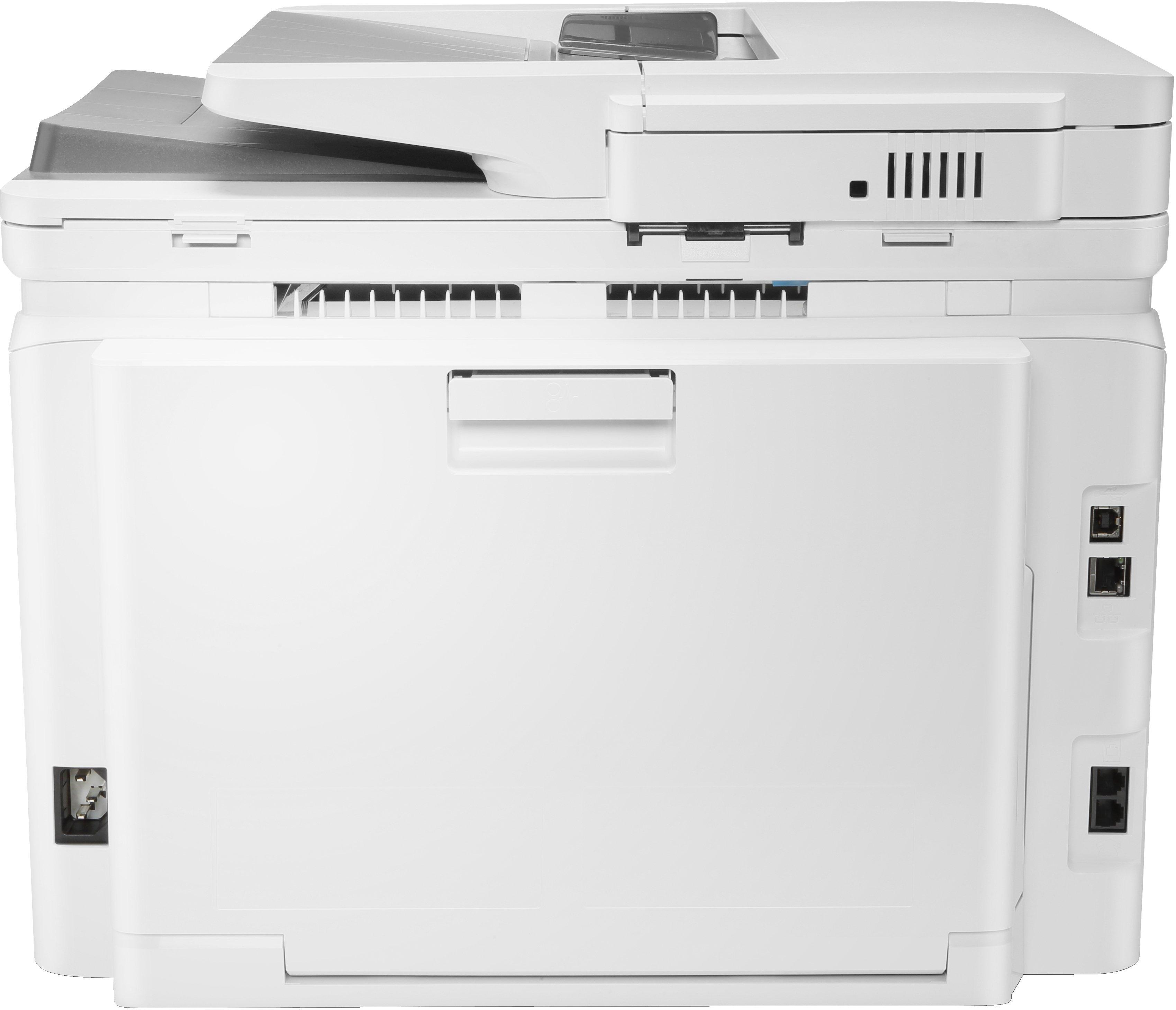 HP  Color LaserJet Pro Imprimante multifonction M283fdw, Impression, copie, scan, fax, Impression USB en façade; Numérisation vers e-mail; Impression recto-verso; Chargeur automatique de documents déroulé de 50 feuilles 