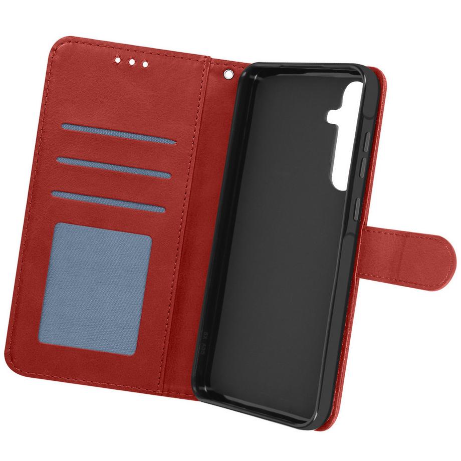 Avizar  Klapphülle Samsung Galaxy A55 Dunkelrot 