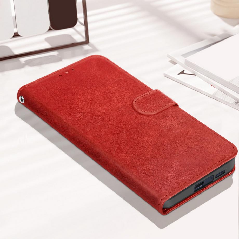 Avizar  Klapphülle Samsung Galaxy A55 Dunkelrot 