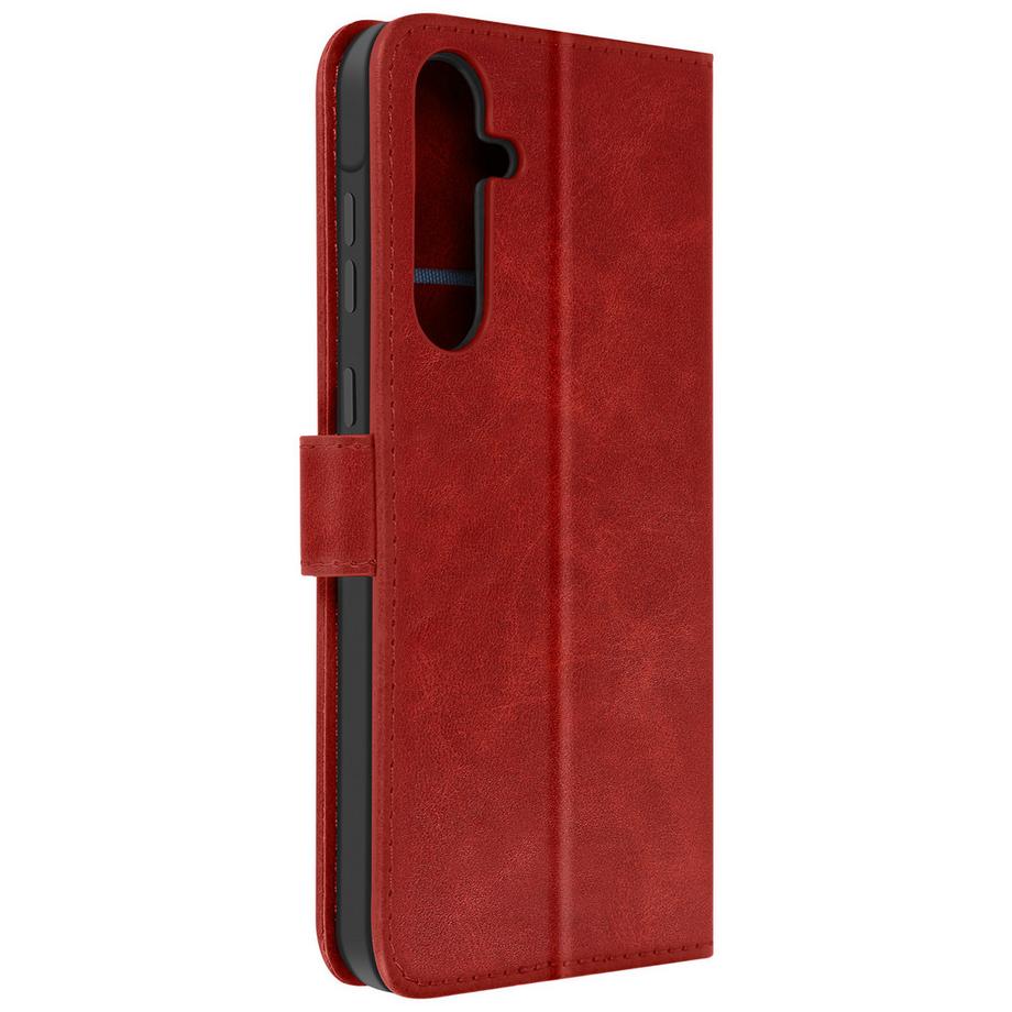 Avizar  Klapphülle Samsung Galaxy A55 Dunkelrot 