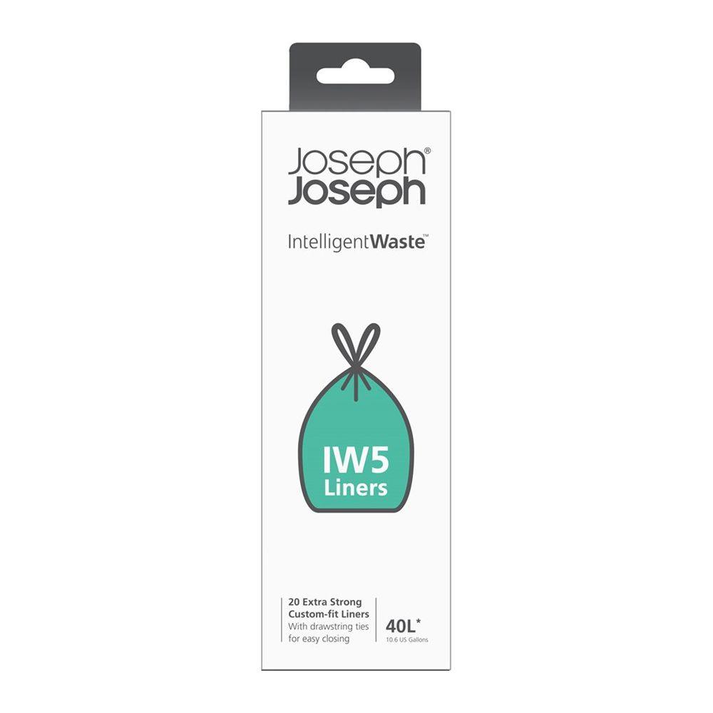 Joseph Joseph Joseph Joseph IW5 Pattumiere da 40 litri (confezione da 20) - Grigio  