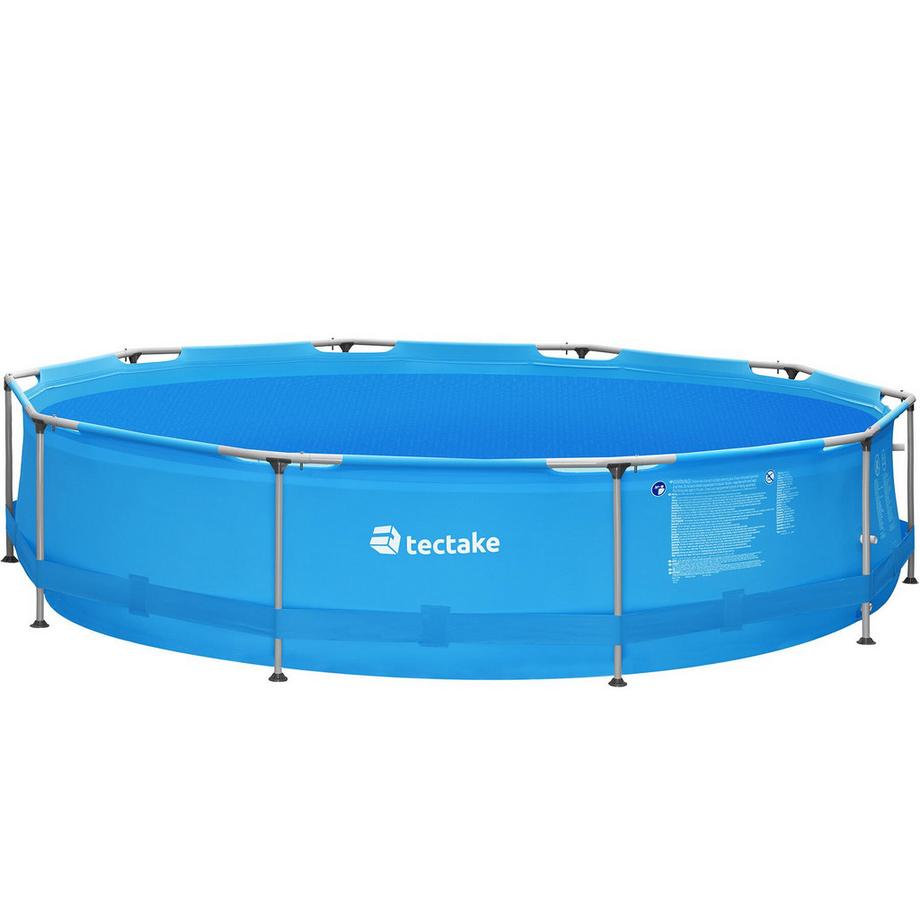 Tectake  Pool-Solarfolie  rund und selbstschwimmend zuschneidbar 