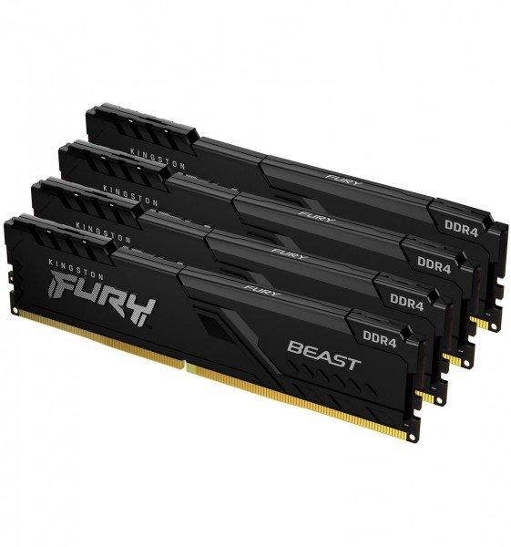 Kingston  FURY Beast (4 x 32GB, DDR4-3600, DIMM 288 pin) 