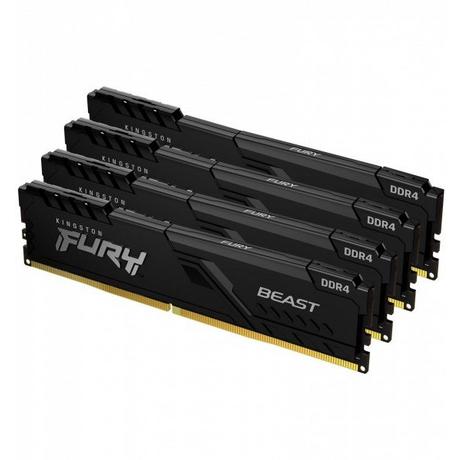 Kingston  FURY Beast (4 x 32GB, DDR4-3600, DIMM 288 pin) 