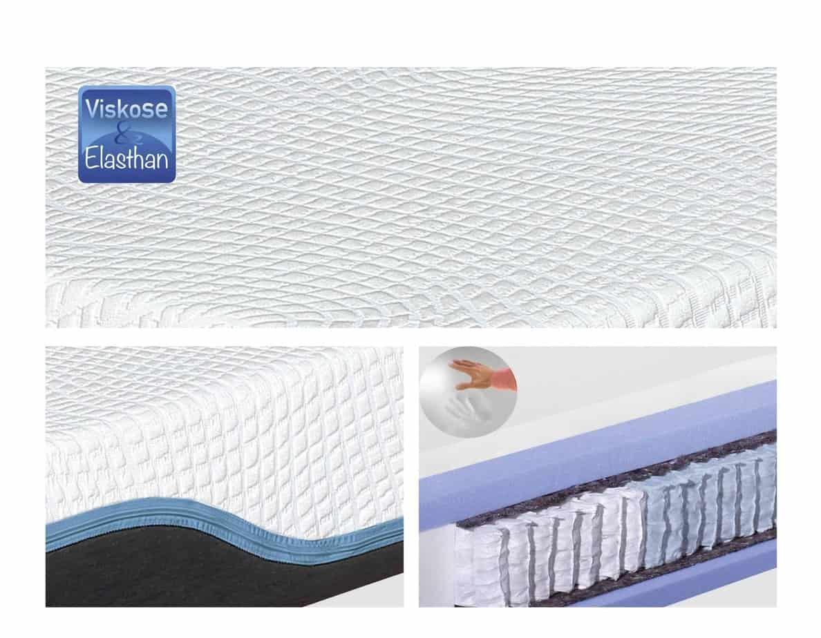 Mara Vital Viscoline Deluxe Matelas à ressorts  