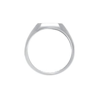 Kuzzoi  Ring  Siegelring Emaille Schwarz Basic 