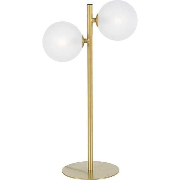 mutoni Lampada da tavolo Balls oro altezza 5  