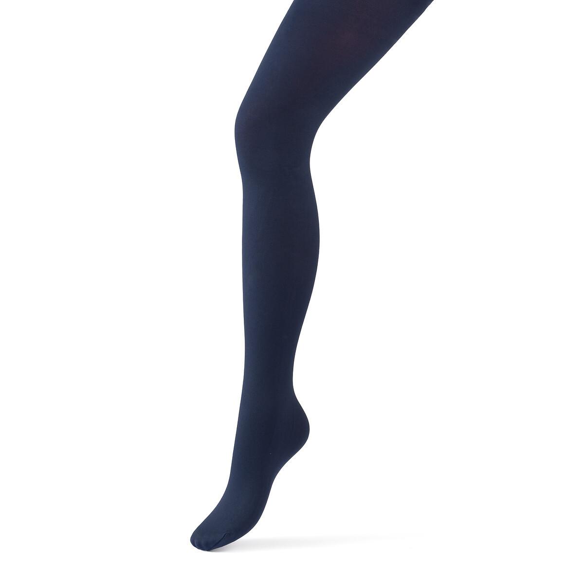 Image of Blickdichte Strumpfhose Damen Blau 44-46