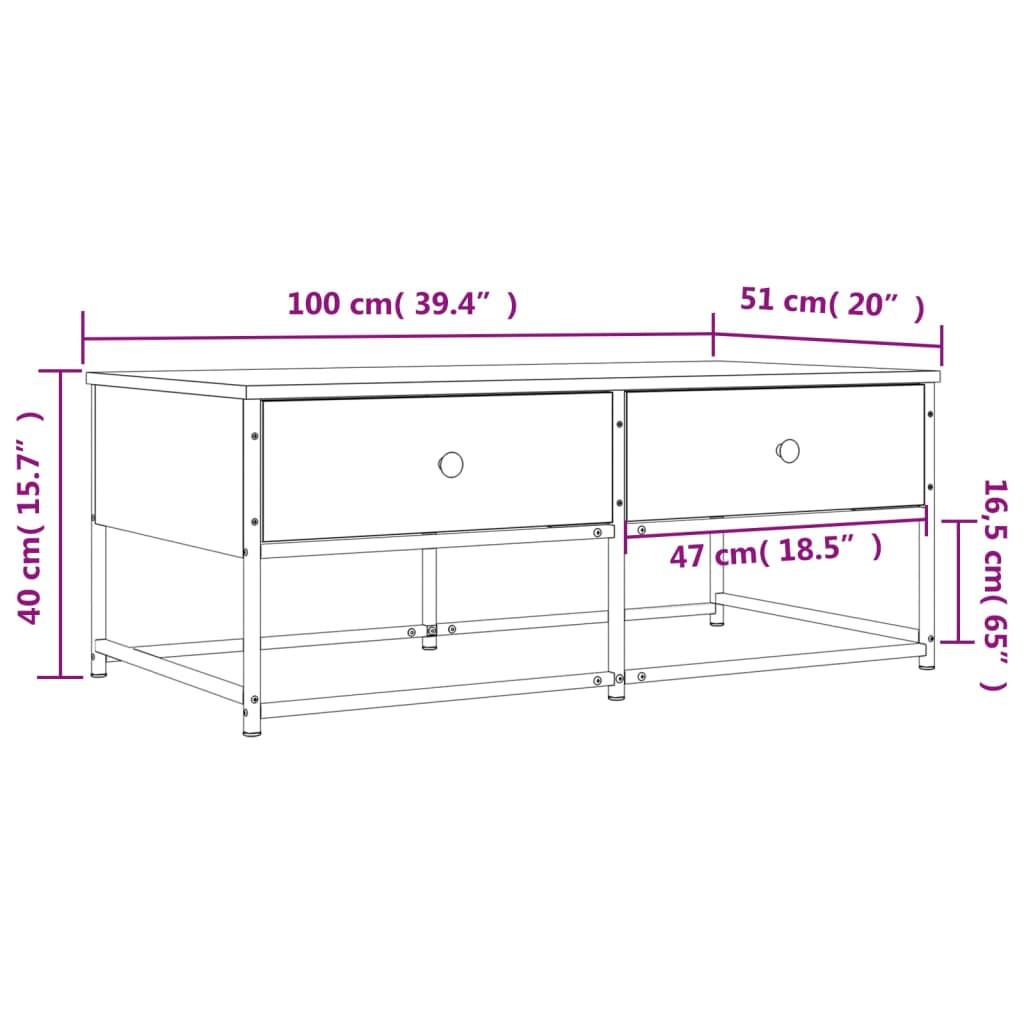 VidaXL Couchtisch holzwerkstoff  