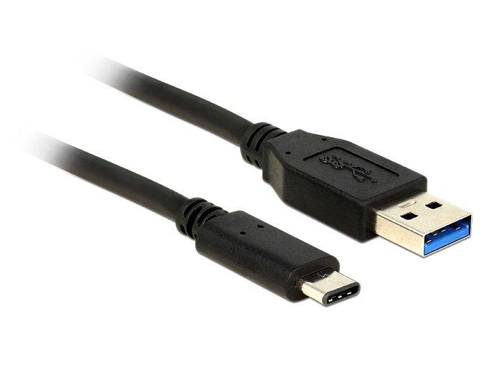Image of 0.5m USB3.1-C/USB3.1-A USB Kabel 0,5 m USB 3.2 Gen 2 (3.1 Gen 2) USB A USB C Schwarz