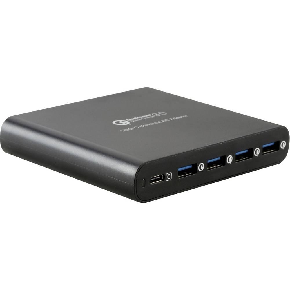 LVSUN  80W USB-C, QC3.0 USB-Ladestation 80 W Steckdose Ausgangsstrom (max.) 17000 mA Anzahl Ausgänge: 5 x USB 3.2 Gen 1 B 