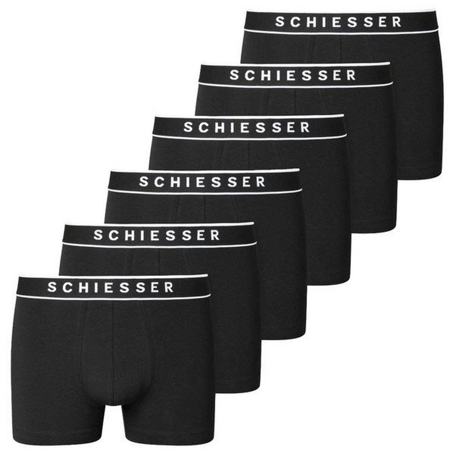Schiesser Confezione da 6 Boxer Shorts Cotone Biologico  