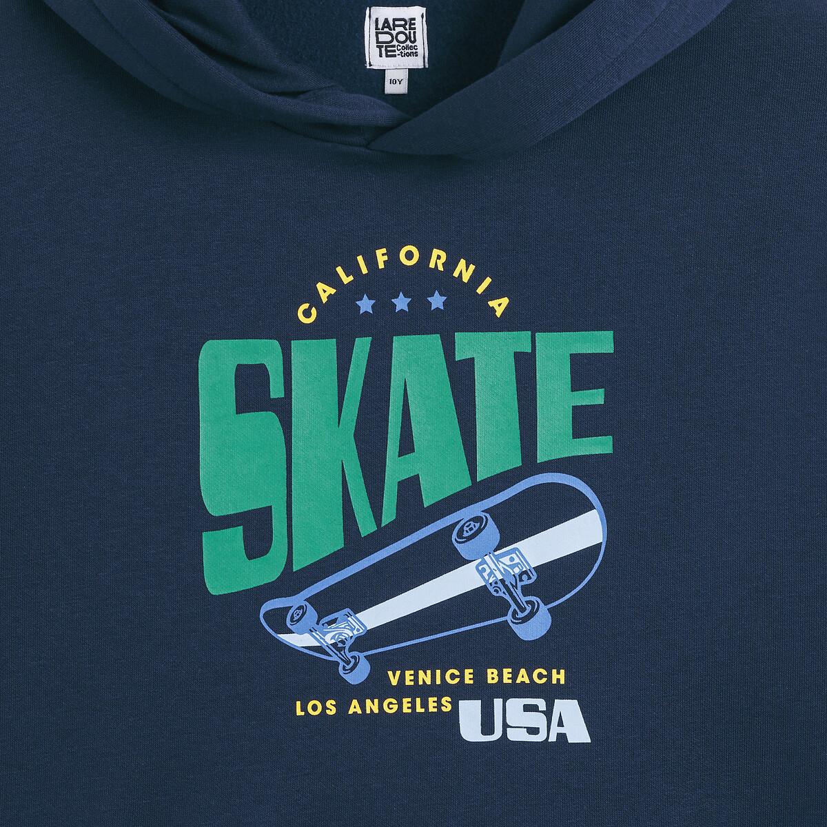 La Redoute Collections  Kapuzensweatshirt mit Skater-Print 