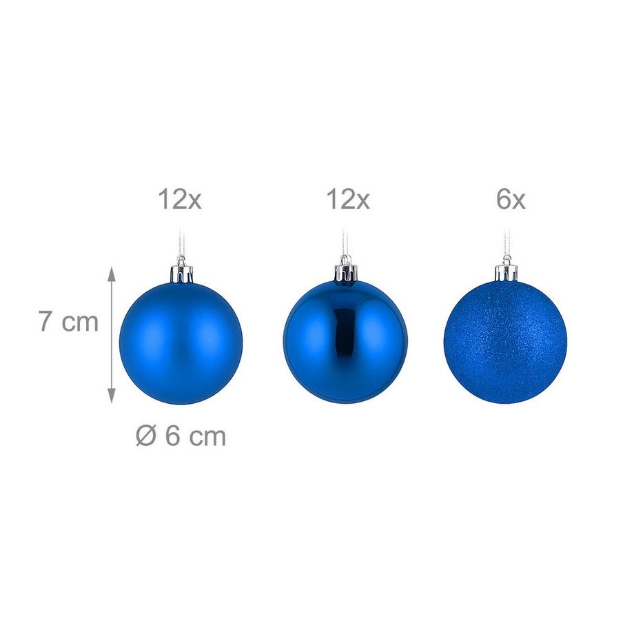 Northix Christbaumkugeln-Set  