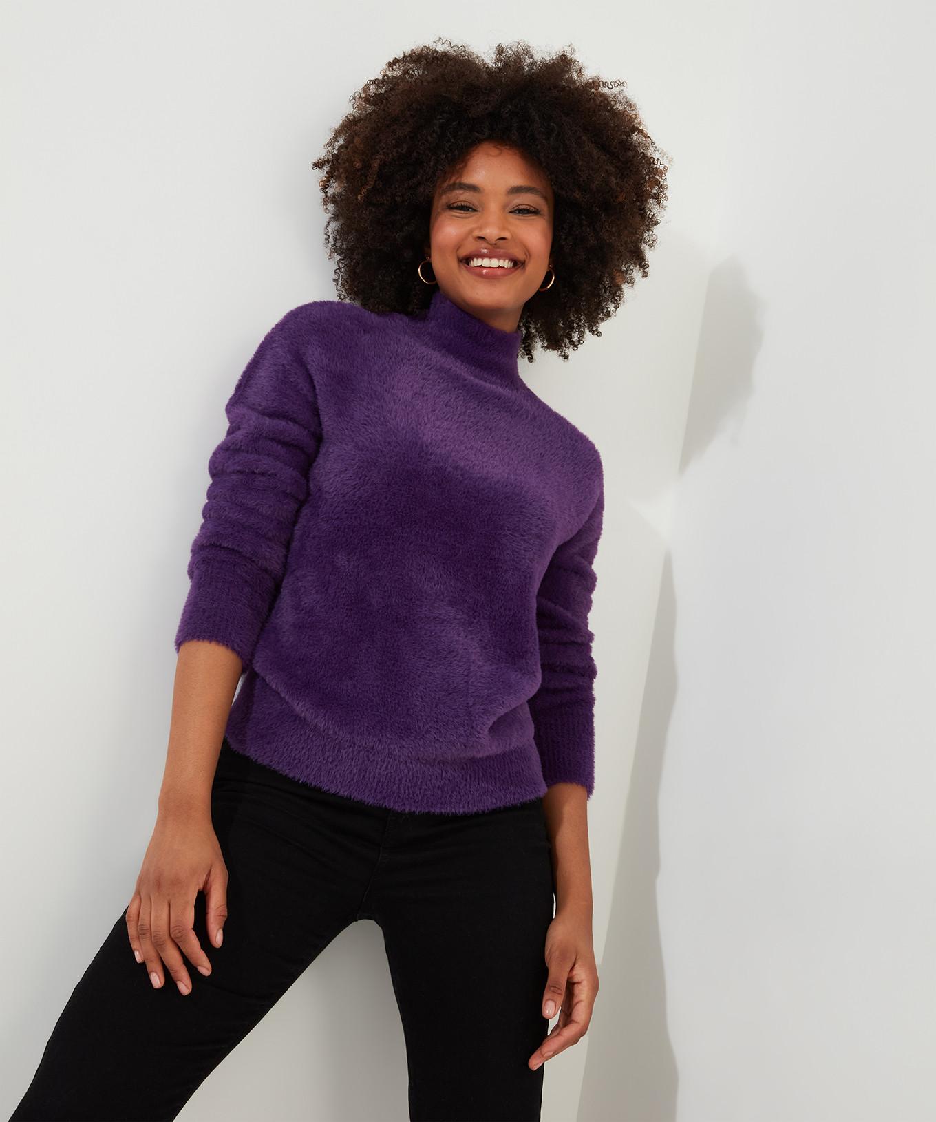 Joe Browns  Flauschiger Pullover mit hohem Halsausschnitt 