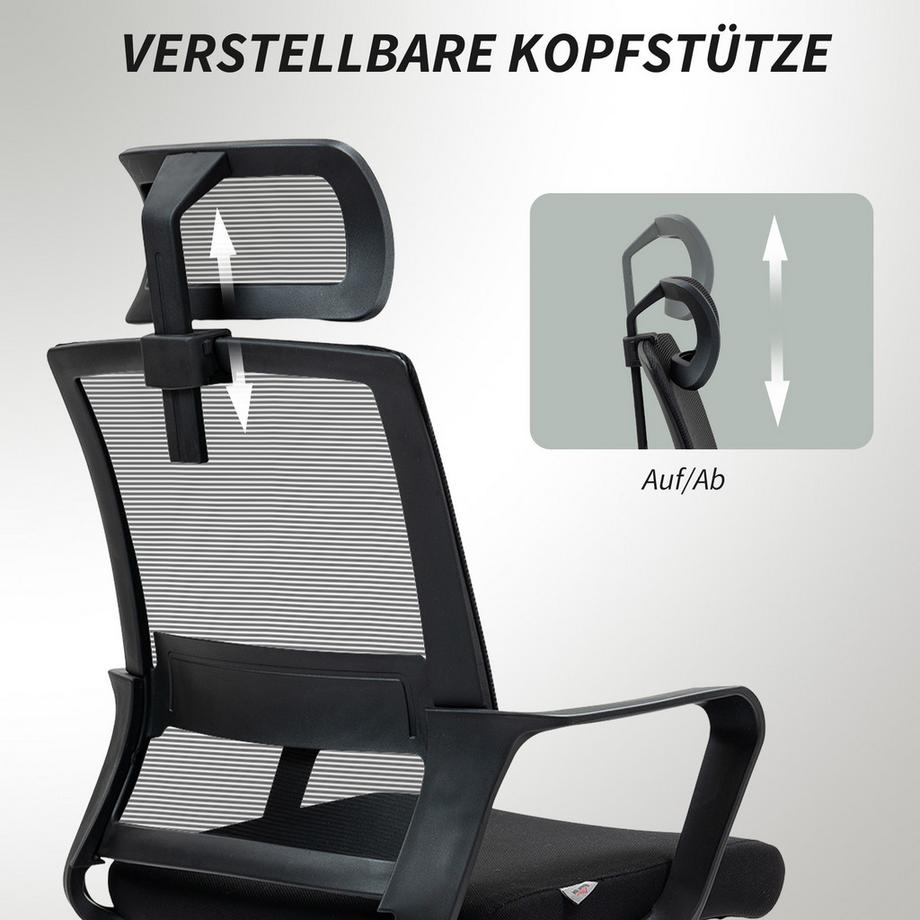 HOMCOM Chaise de bureau  