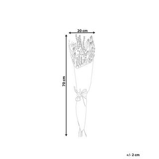 Beliani  Trockenblumenstrauss aus Trockenblumen Boho NAWARRA 