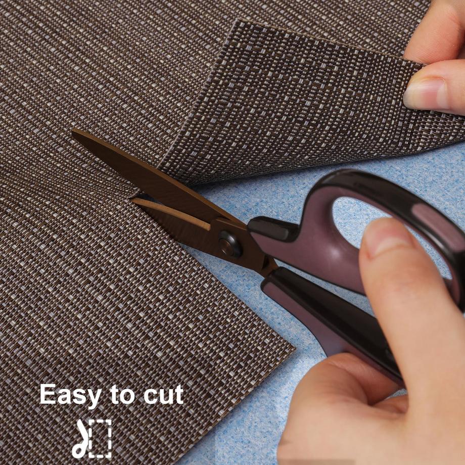 Alopini Tischsets Abwaschbar 6er Set, Gewebte Tischsets Rutschfest Hitzebeständig  