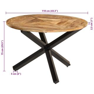 VidaXL Table à manger bois  