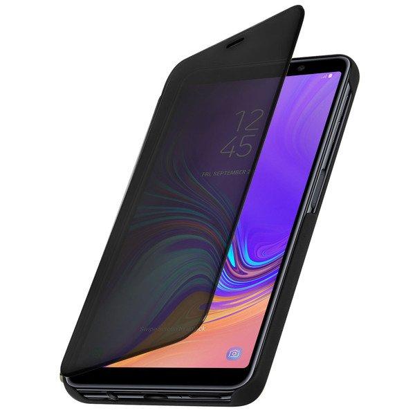 Image of Clear View Cover Galaxy A7 2018 Schwarz