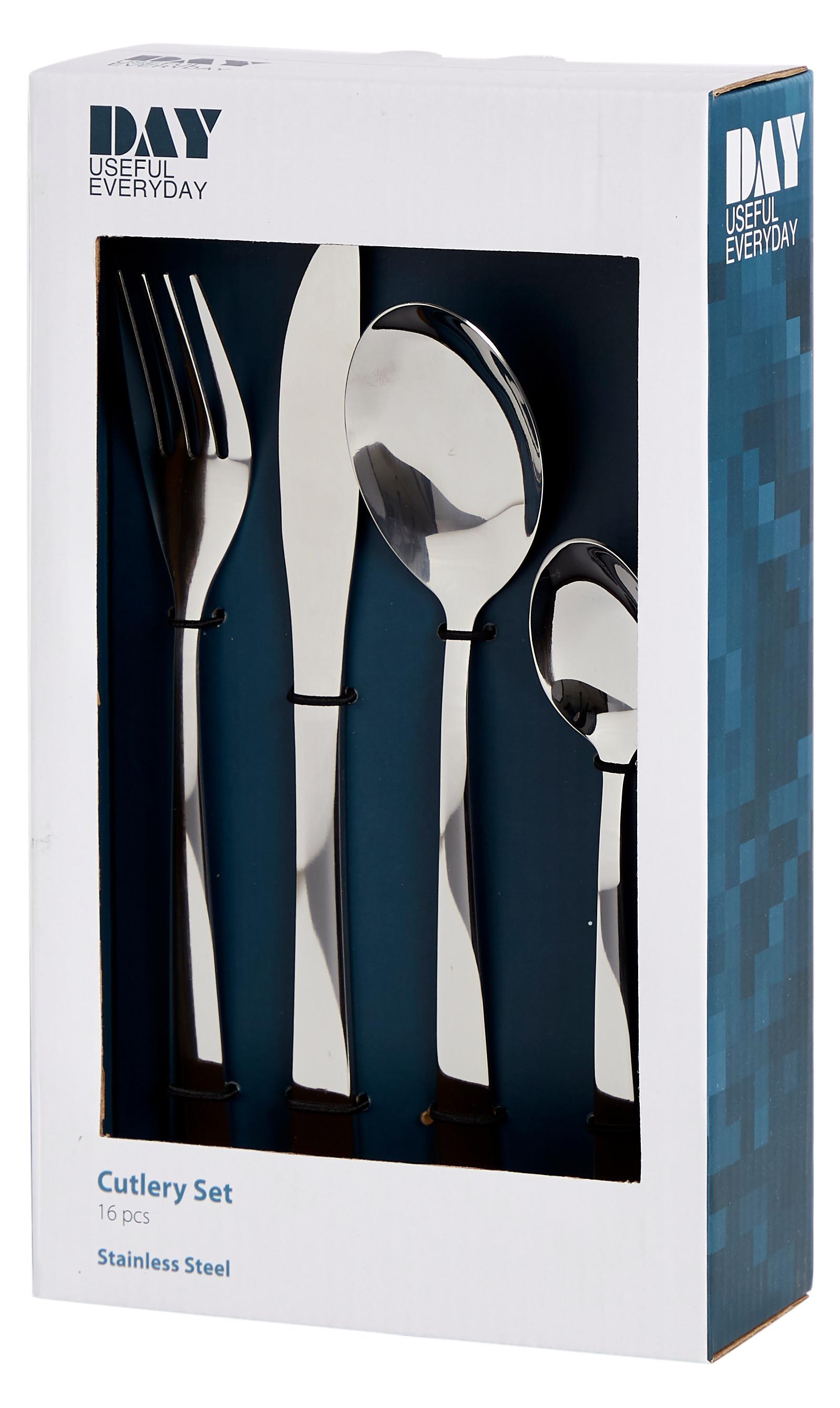 SCHOU Besteck Set (16 Teilig) Edelstahl  