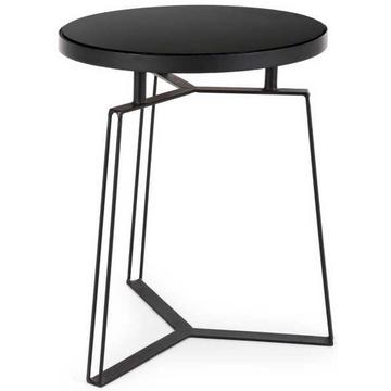 Table d'appoint Zaira Noir 50x50