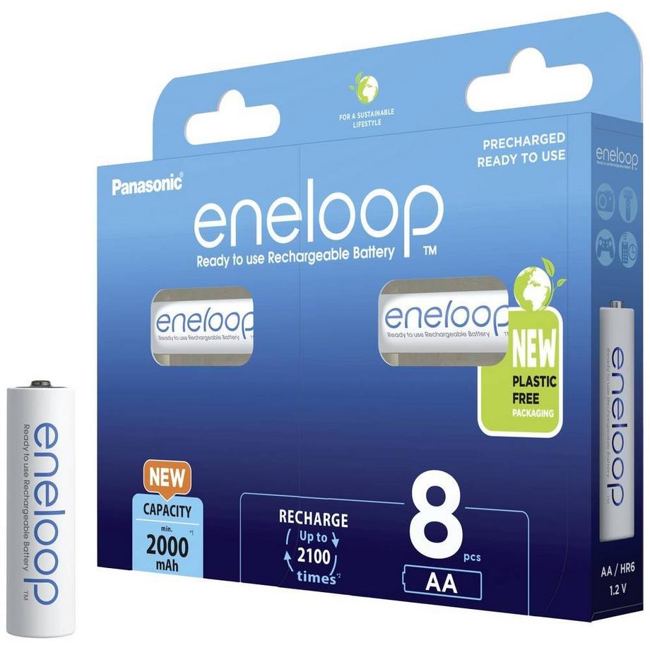 ENELOOP  NiMH Mignon-Akku 2000 mAh, 8er 