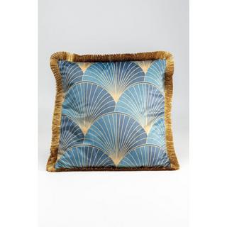 KARE Design Kissen Leaves Fringe 45x45  