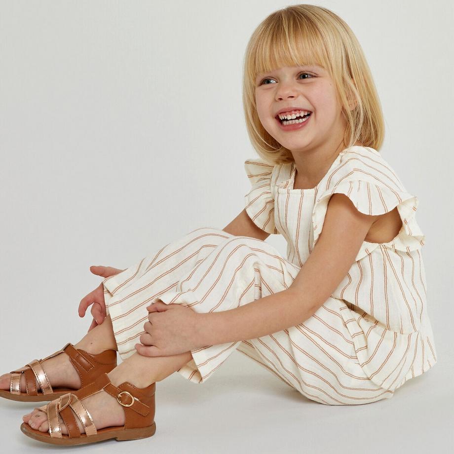 La Redoute Collections  Ensemble 2 pièces blouse et pantalon rayé 