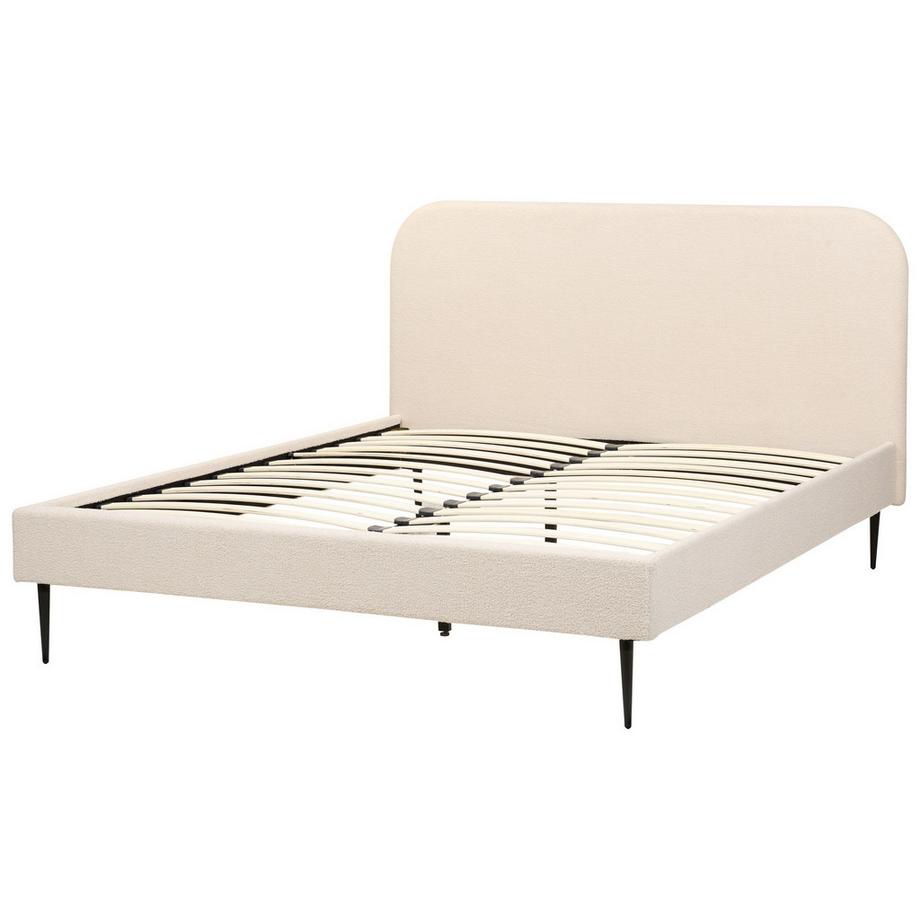 Beliani Letto en Bouclé Glamour FLAYAT  