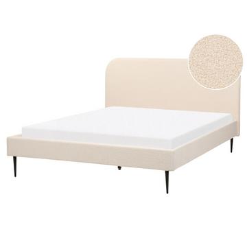 Letto con rete a doghe en Bouclé Scandinavo FLAYAT