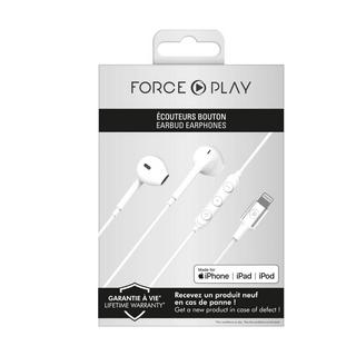 Force Power  Écouteurs iPhone Filaires Force Play 