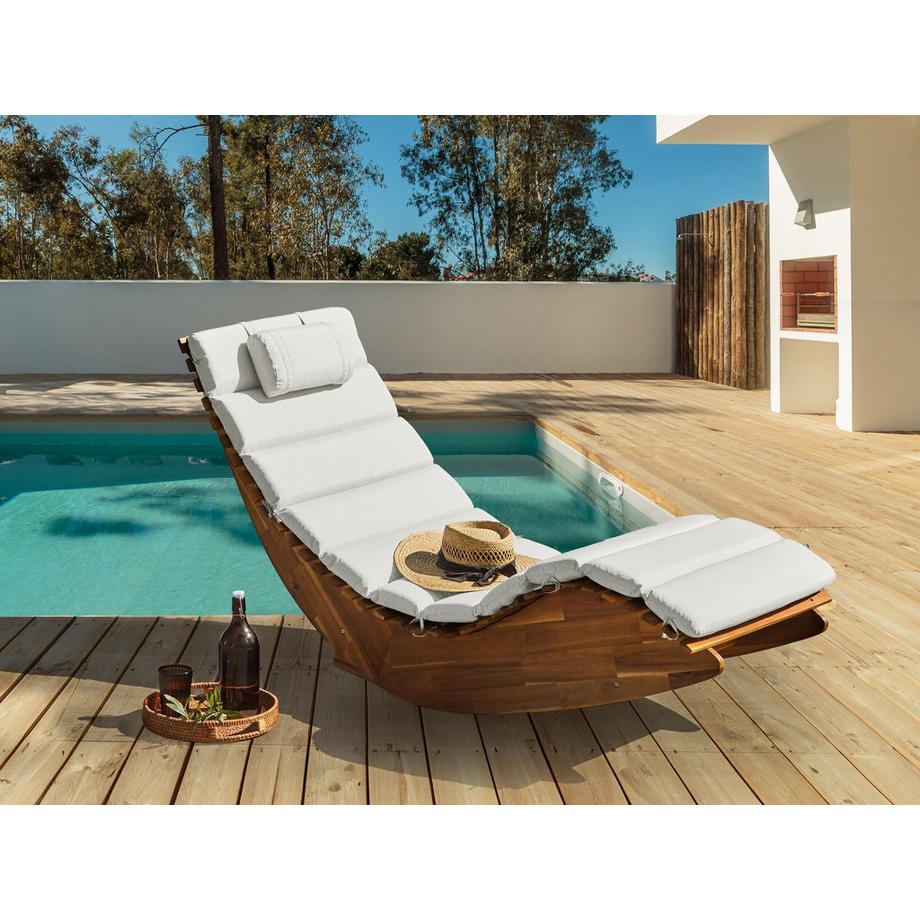Beliani Coussin de transat extérieur en Polyester  BRESCIA PREMIUM  